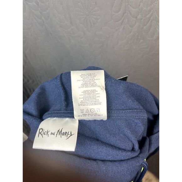 Cartoon Network Rick & Morty Spaceship Hoodie Spacecore Streetwear Fan SZ L:NWT - Picture 9 of 9